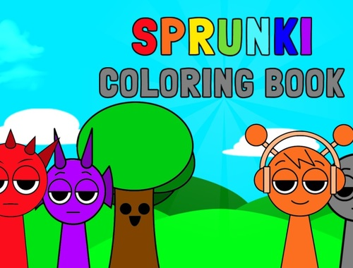 Spel Sprunki kleurboek  online