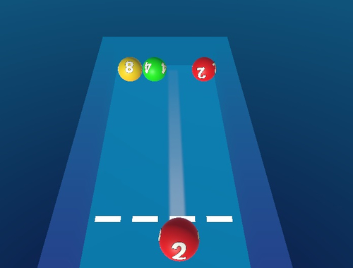 Spel Samenvoeg de ballen 2048 biljart!  online