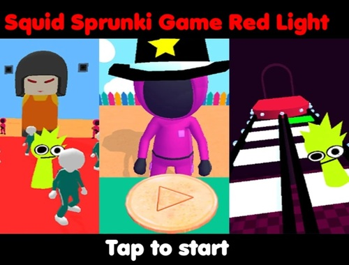 Spel Squid Sprunki Game rood licht  online