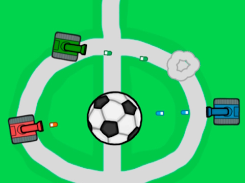 Spel Tankvoetbal Battle 1 2 3 4 Player  online