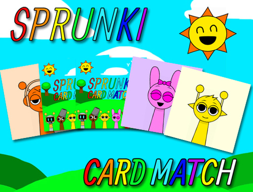 Spel Sprunki -geheugenkaart match  online
