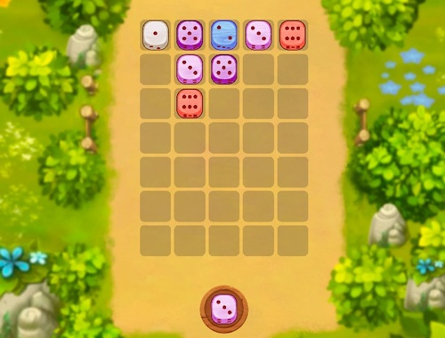 Spel Dobbelstenen puzzels!  online