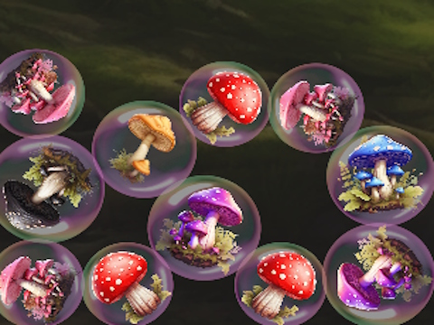 Spel Mergemushrooms: 2048! online