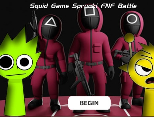 Spel Squid -spel Sprunki FNF Battle  online
