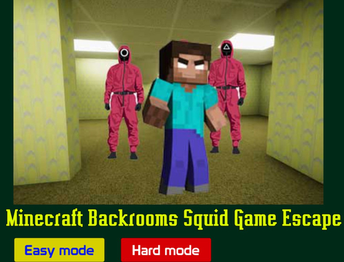 Spel Minecraft Backrooms Squid Game Escape online