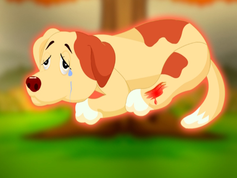 Spel Help voor de gewonde huisdierhond  online