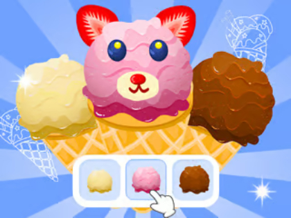 Spel Kleurboek: Ice Cream Cone  online