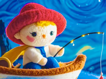 Spel Jigsaw Puzzle: sterrenheme nachtvissen  online
