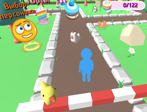 Spel Obby verzamelt zoete taarten  online