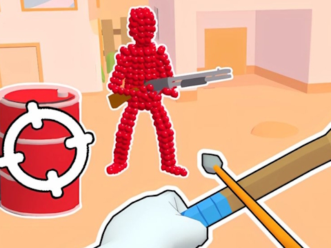 Spel Stickman Archer: Pijlen schieten bij Reds  online