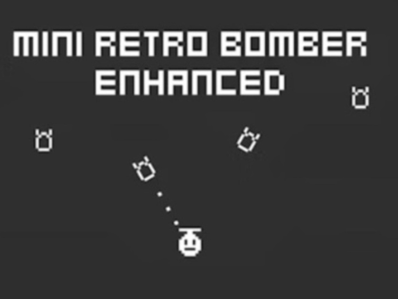 Spel Mini retro bommenwerper verbeterd  online