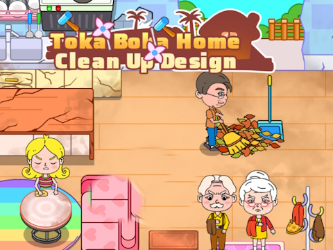 Spel Toka Boka Home Clean Up Design  online