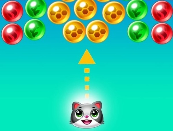 Spel Bewaar de katten bubbelschutter  online