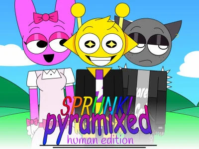 Spel Sprunki Pyramixed: Human Edition  online
