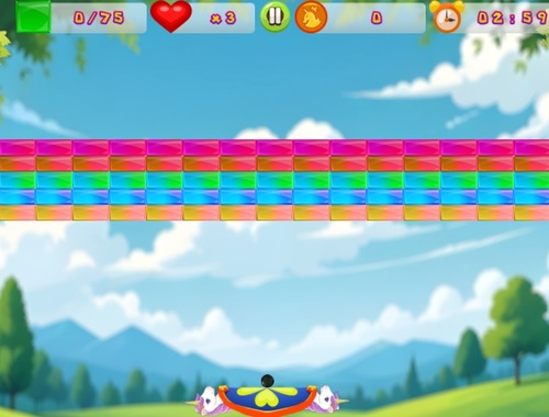 Spel Blokblaster eenhoorn  online