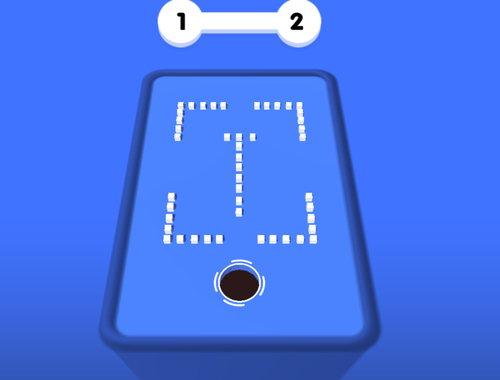 Spel Gat 3D kleurblok  online