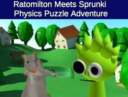 Spel Rato Milton ontmoet Sprunki Physics Puzzle Adventure  online