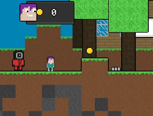 Spel Inktvis ontsnappen maar blockworld  online