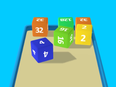 Spel 2048 Cube Merge  online