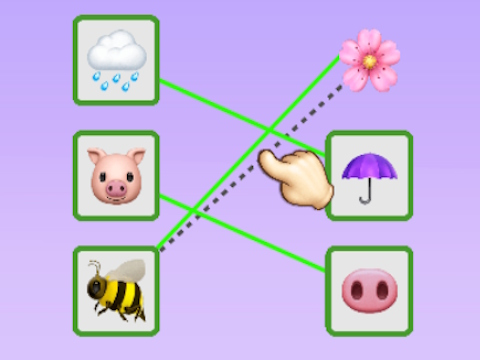 Spel Emoji -puzzelverbinding  online
