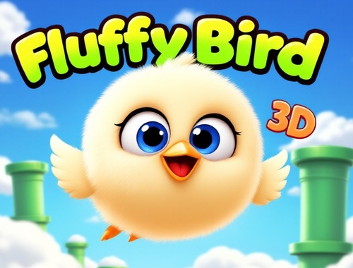 Spel Pluizige vogel 3D  online