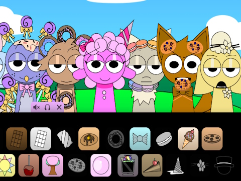 Spel Sprunki dessert zoetheid  online