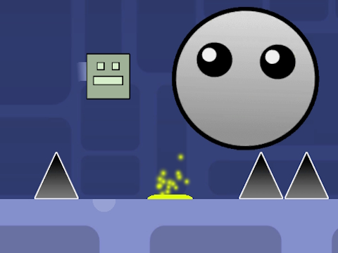 Spel Geometry Dash: Clicker en Niveaus  online