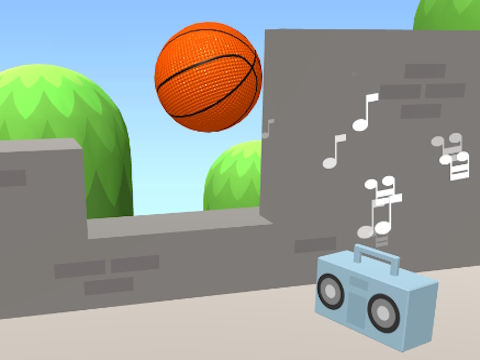 Spel Bounce dunk basketbal  online