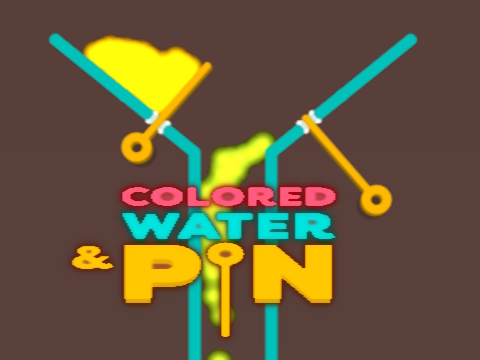Spel Gekleurd water en pin  online