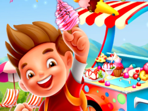 Spel Zomer Rose Cone Ice Cream  online