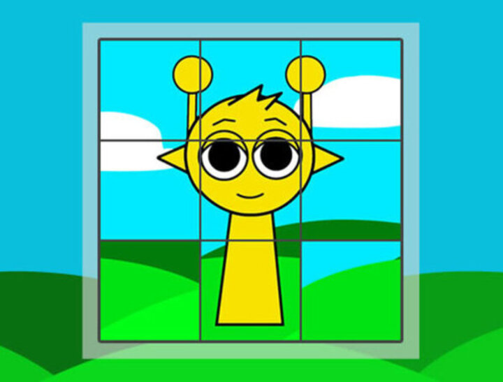 Spel Sprunki puzzels en zingen  online