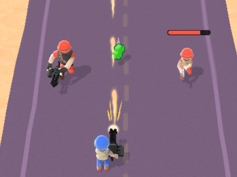 Spel Ren en pistool slaan alles in  online