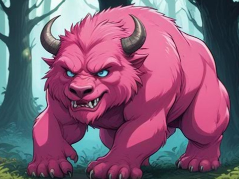 Spel Magical Pink Beast Rescue  online