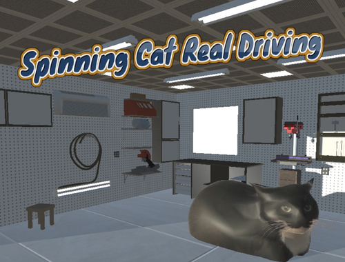 Spel Spinnende kat echt rijden  online