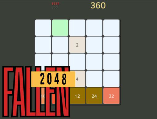 Spel Gevallen 2048  online