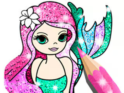Spel Kleurboek: Little Mermaid  online