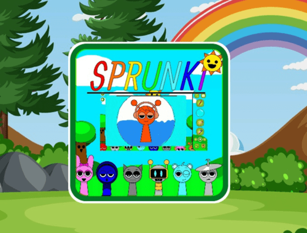 Spel Sprunki kleurboeken  online