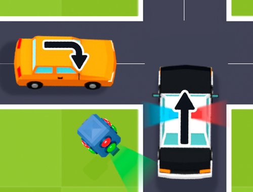 Spel Verkeer tappuzzel  online