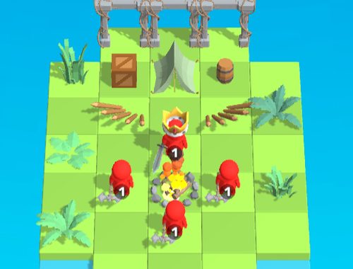 Spel Castle Wars Cell Battle  online