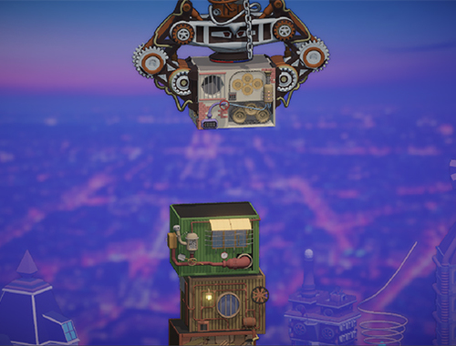 Spel Steampunk Tower Builder  online