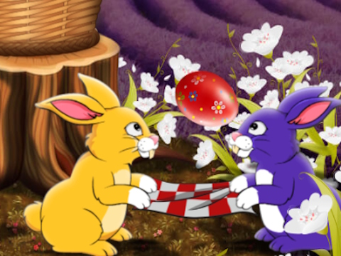 Spel Stuiterende eieren  online