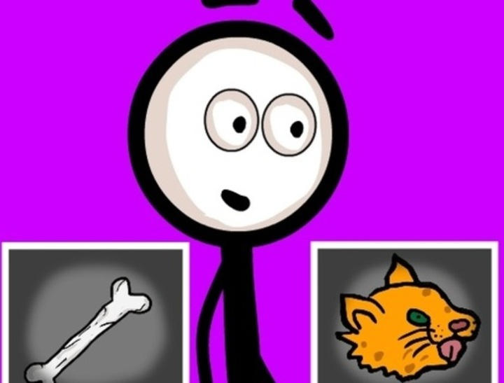 Spel Stickman kiest acties  online