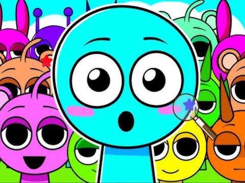Spel Sprunki Hidden Stars Challenge  online