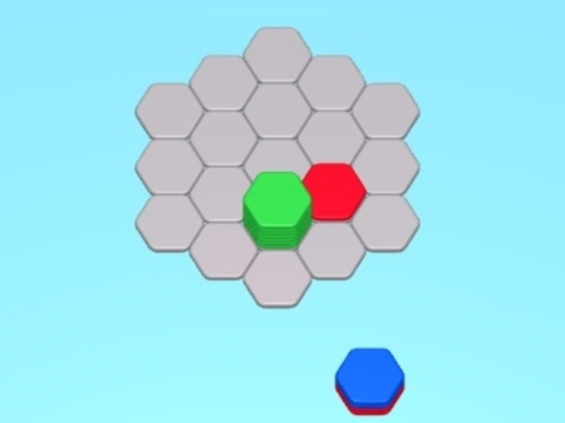 Spel Hexa stack sort  online