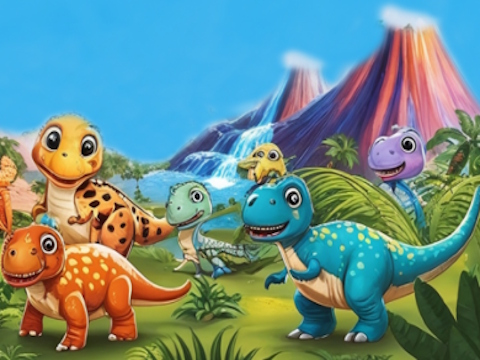 Spel Baby Dino Planet  online