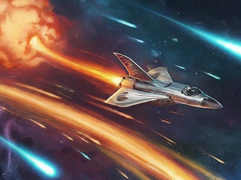 Spel Verplaats 'en hit Space  online
