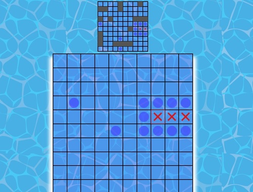 Spel Slagschip op cellen  online