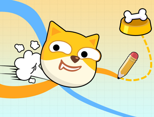 Spel Doge Rush Draw Home Puzzle  online