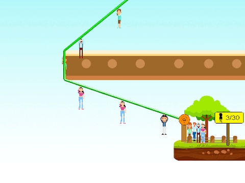 Spel Zipline -mensen redden  online
