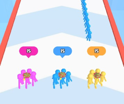 Spel Tel Master Match Color Run  online